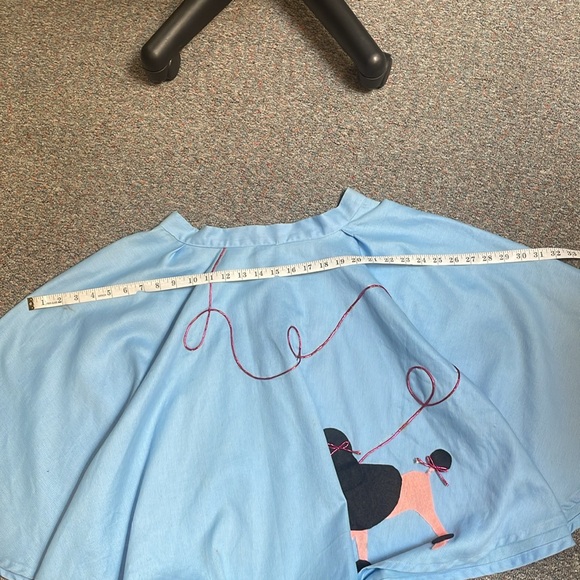 AS IS Ladies Large Handmade Vintage Poodle Skirt (See Photos For Measurements) - Picture 9 of 12